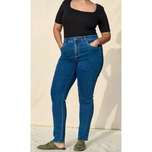 UNIVERSAL STANDARD True Blue Seine High Rise Skinny Jeans